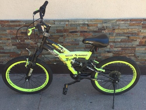 avigo air flex dual suspension bike 24